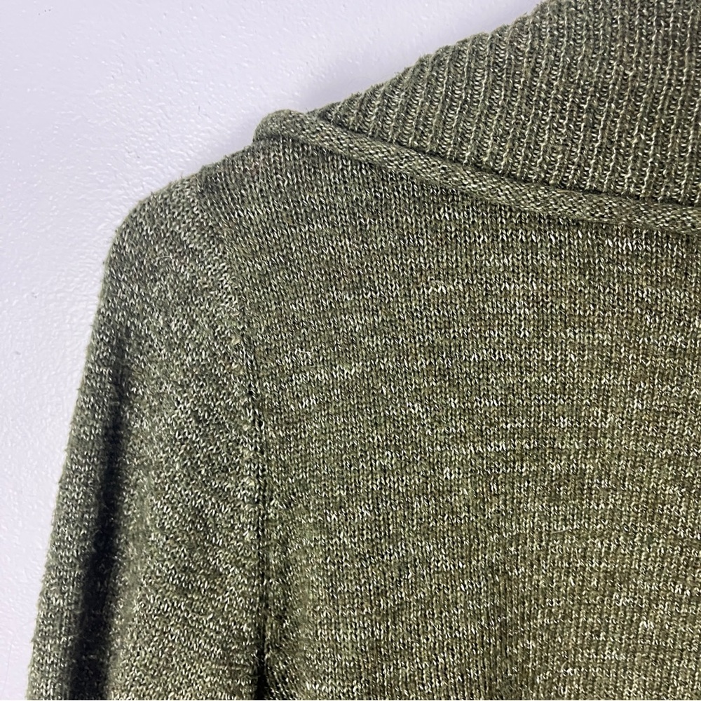 Green waterfall open cardigan - Picture 6 of 6